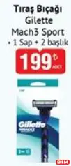 GİLLETTE TIRAŞ BIÇAĞI 1 SAP + 2 BAŞLIK fiyat ve kampanya bilgisi